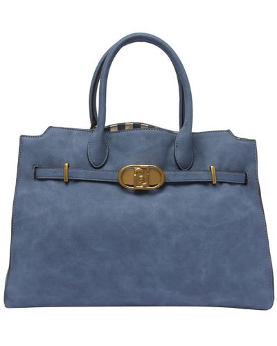 Liu Jo Logo Satchel Bag - Blue