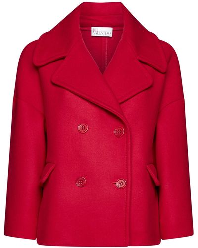 Red valentino deals coat sale