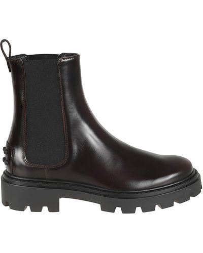 Tod's Side Stretch Boots - Black