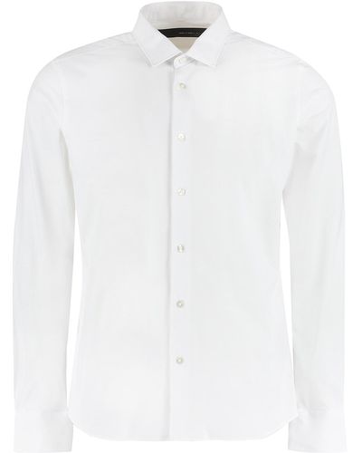 Rrd Stretch Fabric Shirt - White