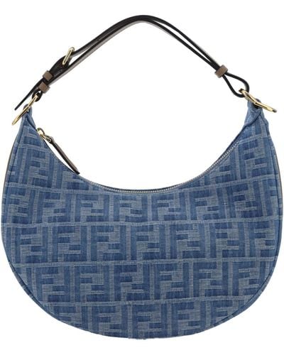 Fendi Graphy Small Handbag - Blue