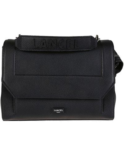 Lancel Ninon De Large Flap Bag - Black