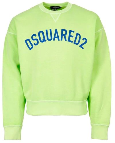 DSquared² Cotton Logo Sweatshirt - Green