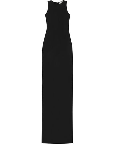 Ami Paris Crepe Dress - Black