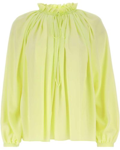 Lanvin Fluo Polyester Blouse - Yellow