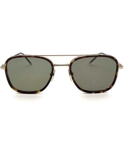 Thom Browne Aviator Frame Sunglasses - Grey