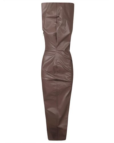 Rick Owens Athena Gown - Brown