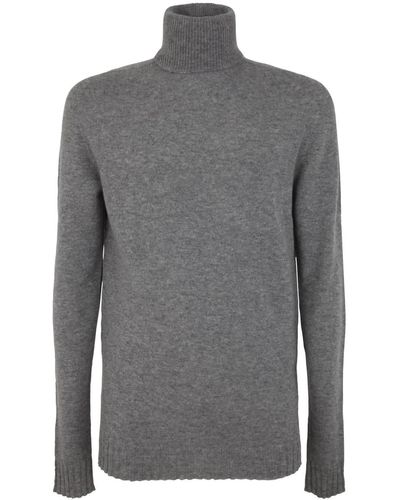 MD75 Cashmere Turtle Neck Sweater - Gray