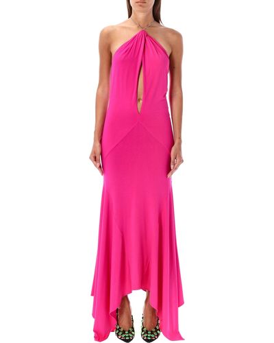 The Attico Long Jersey Dress - Pink