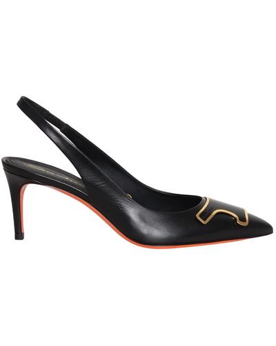 Santoni Pump - Black