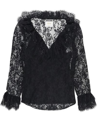 Moschino Laces Shirt - Black