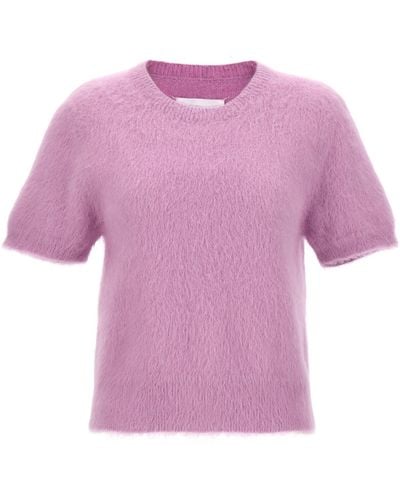 Maison Margiela Angora Sweater Sweater, Cardigans - Pink