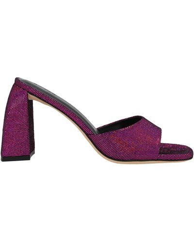 BY FAR 'Michel' Sandals - Purple