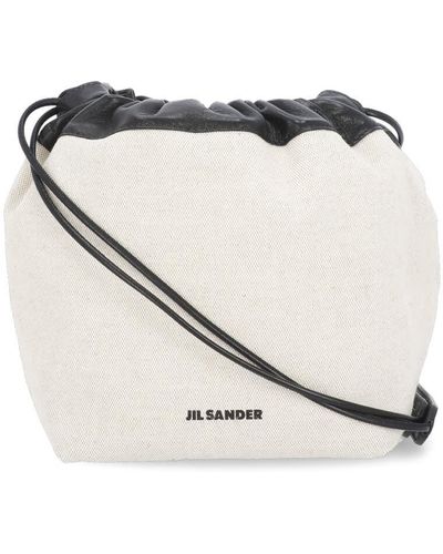 Jil Sander Dumpling Shoulder Bag - White