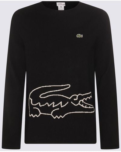 Comme des Garçons Wool Crocodile Sweater - Black