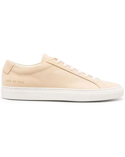 Common Projects Contrast Achilles Sneaker Shoes - Natural