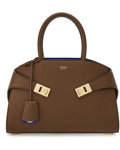 Ferragamo Hug Handbag (S) - Brown