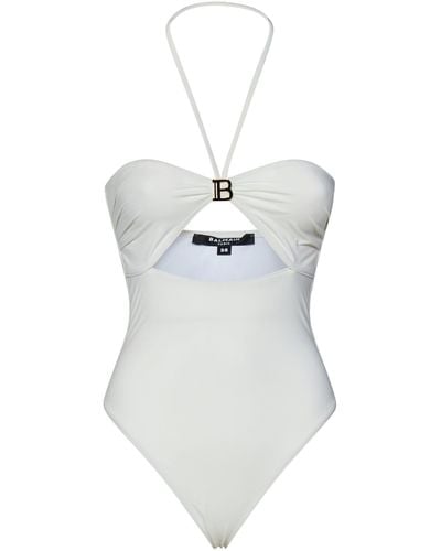 Balmain Paris Swimsuit - White