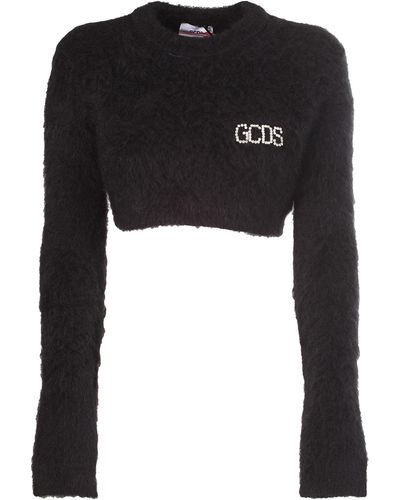 Gcds Short Pullover - Black