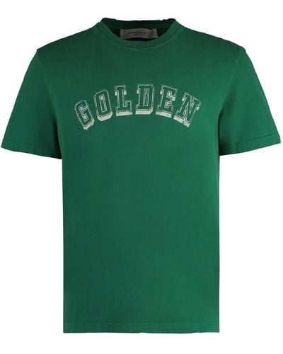 Golden Goose Cotton Crew-neck T-shirt - Green