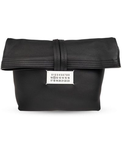 Maison Margiela Roll-Top Handbag - Black