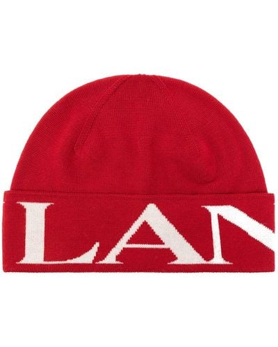Lanvin Wool Hat - Red
