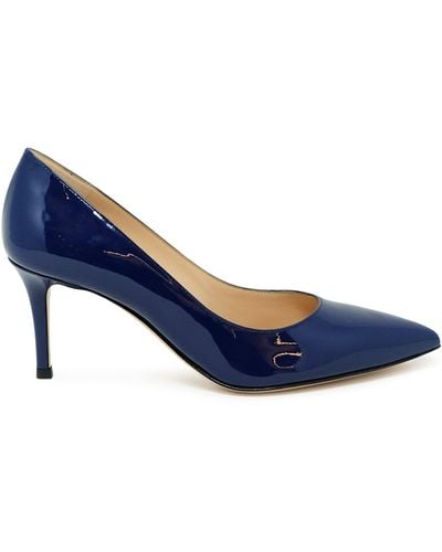 Gianvito Rossi G26770.70Ric. Vernavy Patent Pumps - Blue