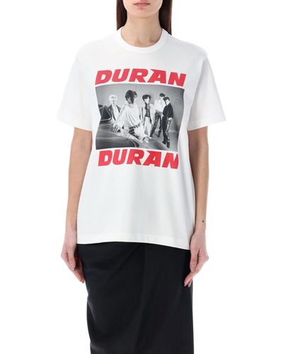Junya Watanabe Duran Duran T-shirt - White