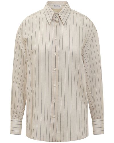 White Striped Shirt - Buy White Striped Shirt online at Best Prices in  India