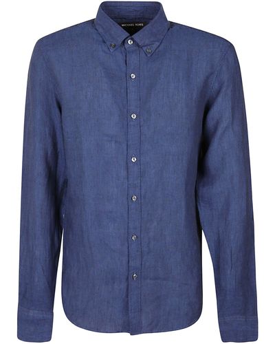 Michael Kors Long-sleeved Shirt - Blue