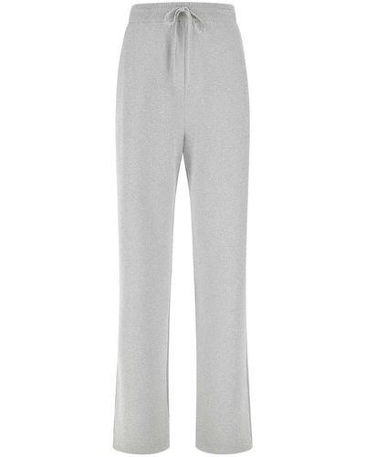 Prada Cashmere Blend Sweatpants - Gray