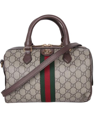 Gucci Ophidia S Monogram Satchel Bag - Multicolour
