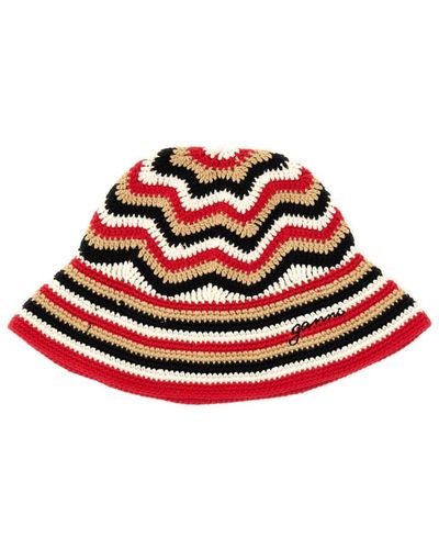 Ganni Bucket Hat - Red