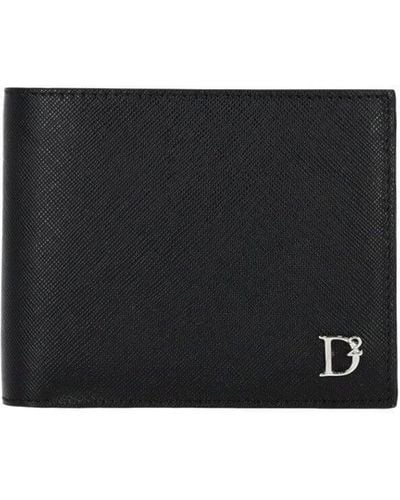 DSquared² Wallet With Logo - Black