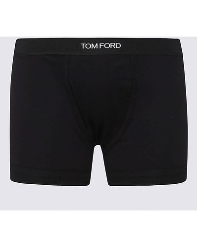 Tom Ford Cotton Blend Boxers Set - Black