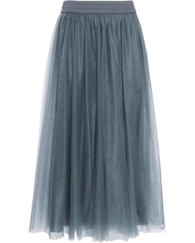 Fabiana Filippi Long Skirt. - Blue
