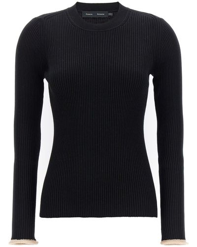 Proenza Schouler Ribbed Sweater Sweater, Cardigans - Black