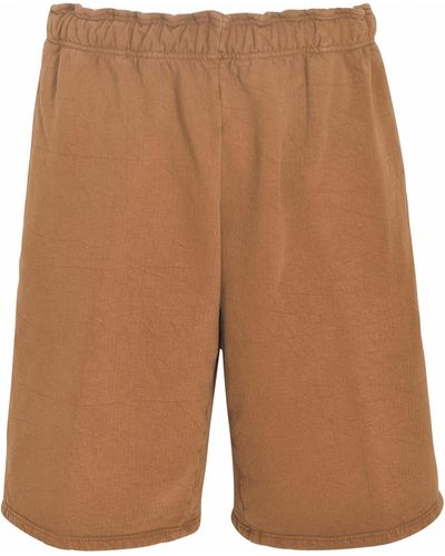Panama Jack Elastic Waist Shorts - Brown