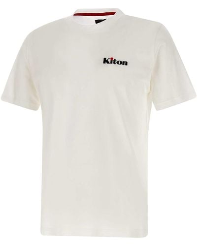 Kiton Cotton T-Shirt - White