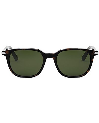 Dior Diorblacksuit S 12i Square Frame Sunglasses - Green
