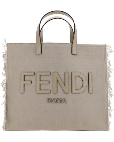 Fendi Shopping Bag - Grey