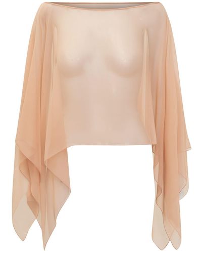 Alberta Ferretti Scarf - White