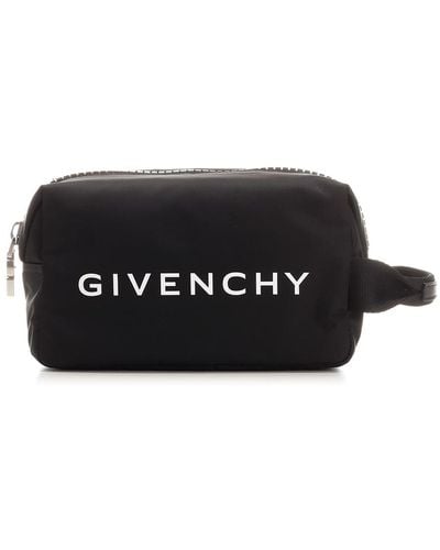 Givenchy G-Zip Toilet Pouch - Black