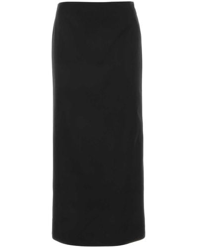 Gucci Satin Skirt - Black