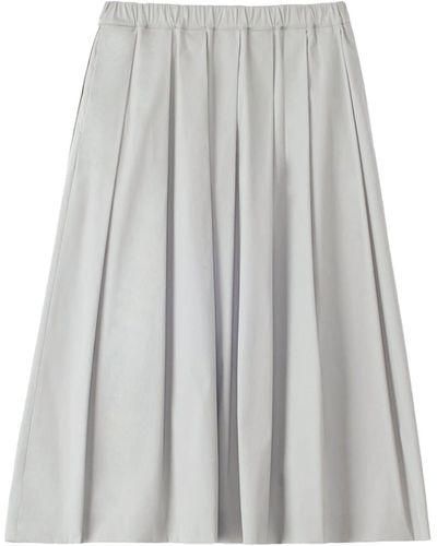 Fabiana Filippi Light Poplin Skirt - White