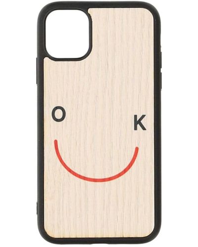Wood'd Wood Iphone 11 Cover - White
