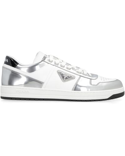 Prada District Leather Low-top Trainers - White