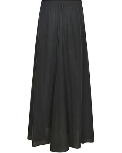 P.A.R.O.S.H. Straight Loose Fit Skirt - Black