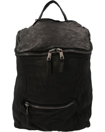 Giorgio Brato Suede Leather Backpack - Black