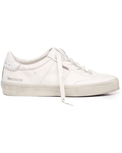 Golden Goose Sneakers With A Worn Effect - White